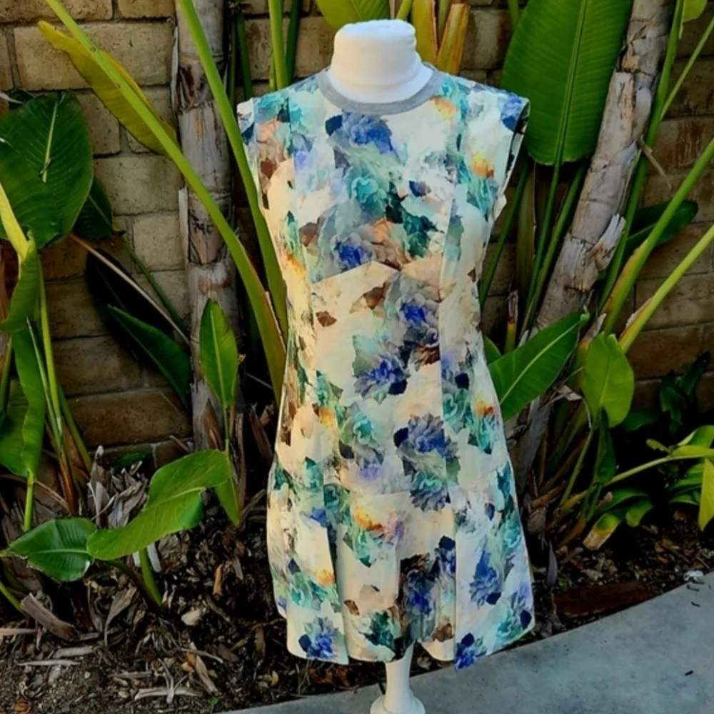 LAST CHANCE!!  Rebecca Taylor Enchanted Gardens Floral Print Dress, Size 6 - Picture 11 of 11